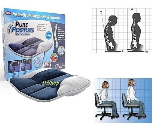 Imagen 5 de 8 de Cojín Asiento Para Corregir Postura Dolores Ciática Espalda