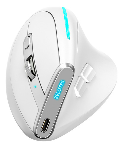 Mouse Bluetooth Vertical Inalámbrico Zelotes F-36 De 2,4 G