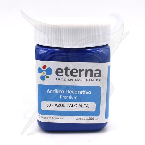 Acrilico - Eterna 250 Cc Azul Talo Alfa - Xion Store