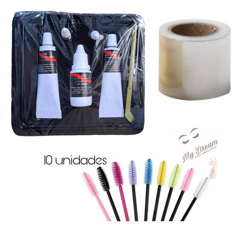 Kit Para Laminado Alisado De Cejas + Accesorios Lash