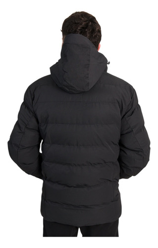 Camperon De Hombre Abrigado Piel Interior Capucha Importada