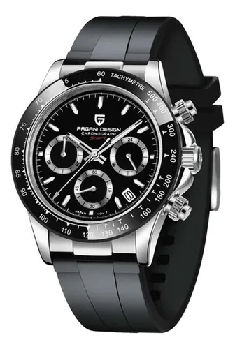 comprar Pagani Design Reloj Cronógrafo De Cristal Para Hombre, Acero