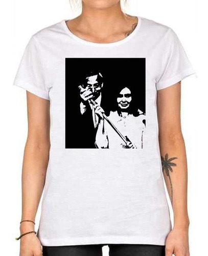 Remera De Mujer Nestor Y Cristina Baston Kirchner