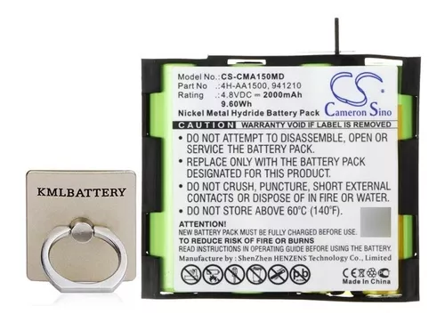 Replacement Battery For Compex 4h-aa1500 941210, Compex