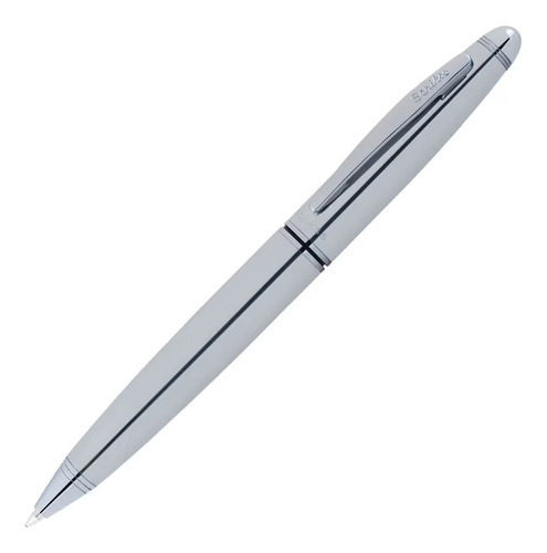 Bolígrafo Elegante Marca Scrikss Knight Chrome Plateado