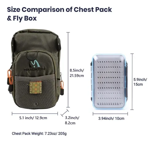 Chest Pack M Maximumcatch Maxcatch, Peso Ligero Para Pesca C