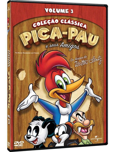 Coleção Clássica Pica-pau E Seus Amigos Vol.3 - Dvd