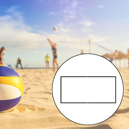 LĂnea De Voleibol De Playa Marcador Profesional De Servicio