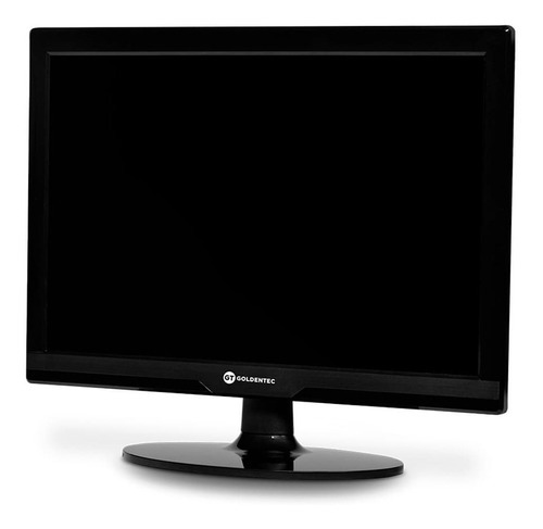 Monitor Led 15.4 Widescreen Com Hdmi | Gt Goldentec Cor Preto 110V/220V