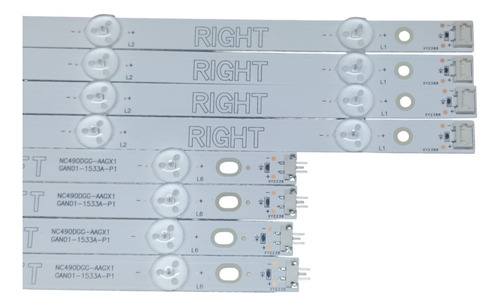 Kit 49 Leds 49uf6400 49uf6400, 49uf6407, Nuevo.