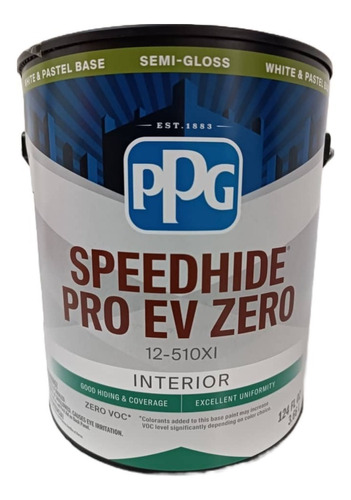 Pintura Hidroesmalte Satinado Importada Ppg Pro- Ev Zero 