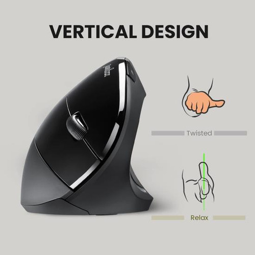Perixx Perimice-713 Ratón Vertical Ergonómico Inalámbrico -