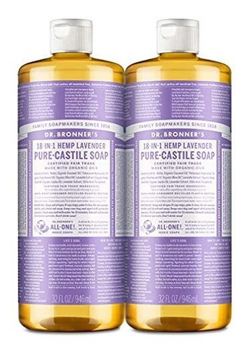 Jabón Líquido Castilla Lavanda 32oz 2-pack