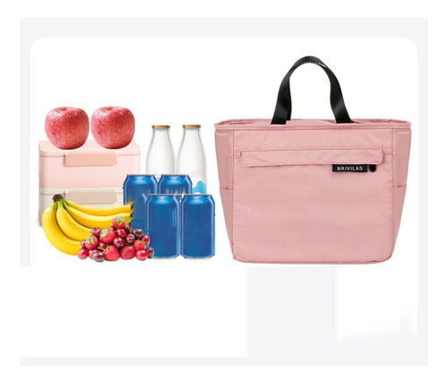 Lancheira Térmica Portátil Com Bolsa Isolada Para Piquenique