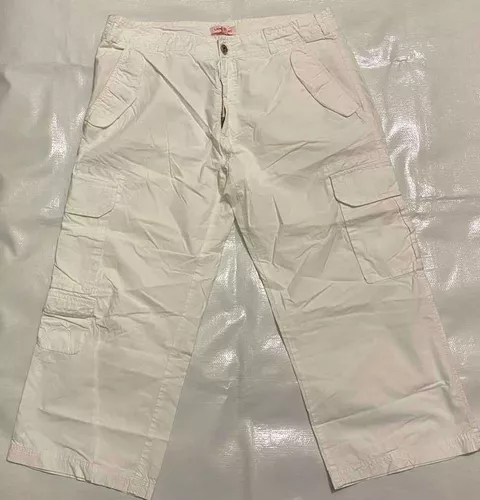 LOB- Pantalón Blanco Pantalones para Hombre Blanco Talla 32