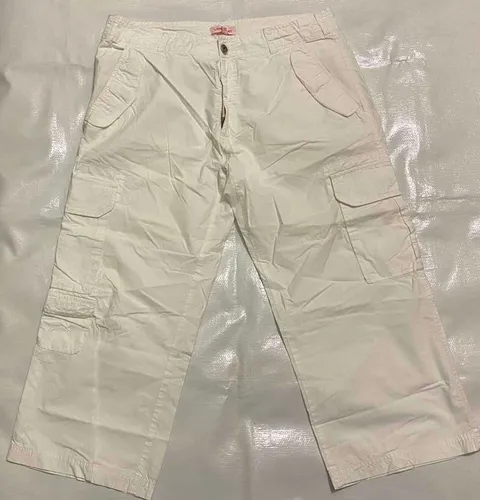 LOB- Pantalón Blanco Pantalones para Hombre Blanco Talla 32