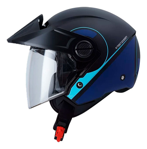 Casco Semi Integral Ich 102 Round Visera Clara