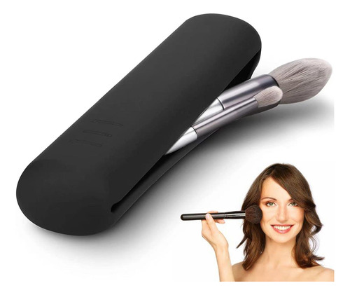 Soporte Para Brochas De Maquillaje De Viaje Bolsa De Silicon