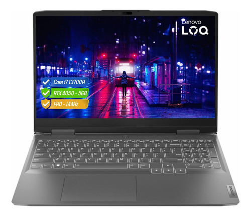 Portátil Gamer Lenovo Loq Core I7 13th 16gb Rtx 4050 512gb