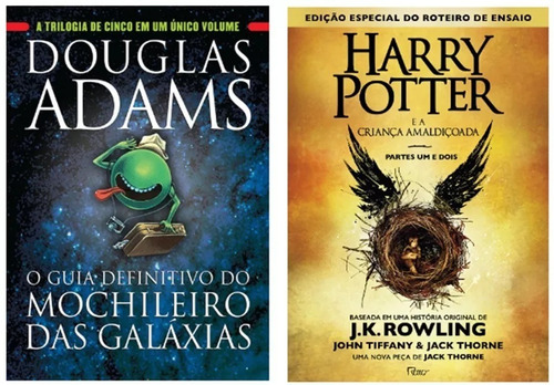 Guia Definitivo Mochileiro Das Galáxias + Harry Potter 8