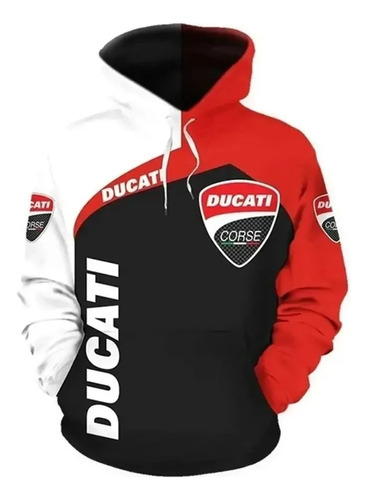 Sudadera De Manga Larga Con Estampado 3d Ducati