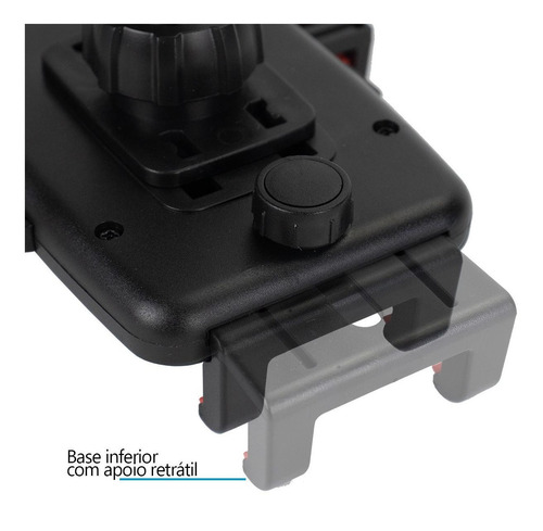 Suporte Para Celular Veicular De Parabrisa C/ Haste E Trava