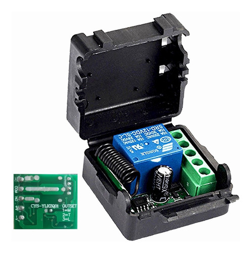 Receptor 433 Mhz Relevador A Control Remoto 12v Programable