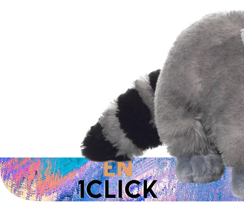 Peluche Aurora Flopsie Mapache Gris Raccoon Osos Lavadores