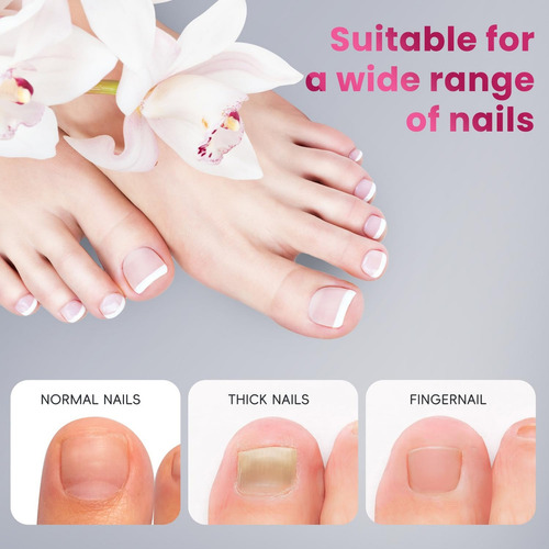 Molde Para Uñas De Los Pies 150pcs Gel Blando Con Estuche