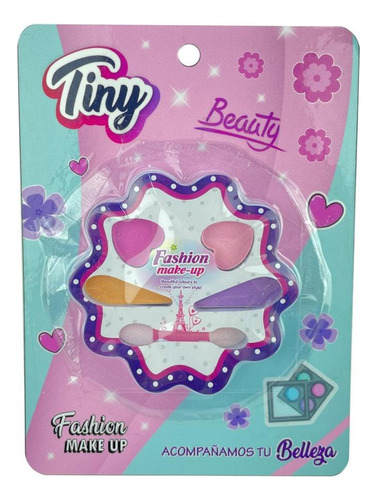 Set Maquillaje Sombra Tipo Puppa Infantil Tiny Beauty Niñas