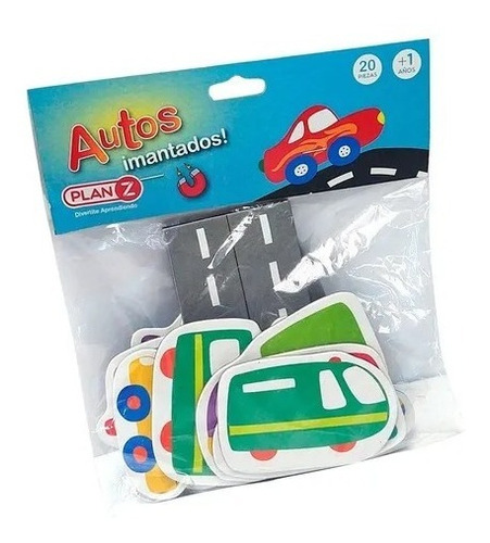 Figuras Autos Imantados X20 Piezas Con Iman Plan Z Playking