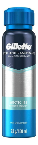 Antitranspirante en spray Gillette Arctic Ice 150 ml