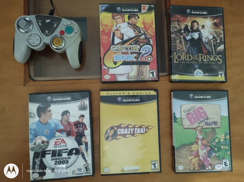  Videojuegos Gamecube (5 Juegos Variados + Control)