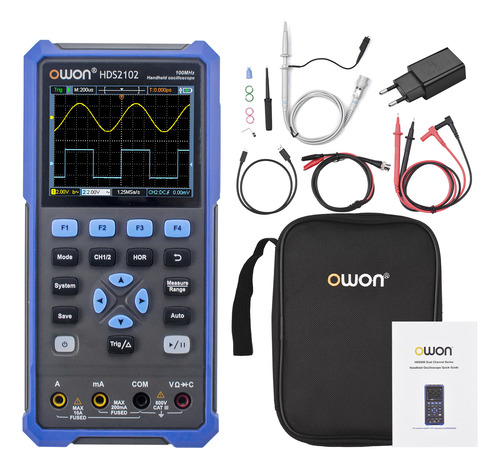 Osciloscopio 20000 100 Mhz True Rms 500 Msa/s Tipo C Owon Du