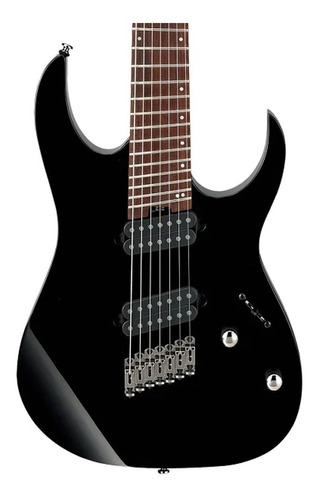 Guitarra Eléctrica Ibanez Rgms7-bk Multi-escala 7 Cuerdas Bk