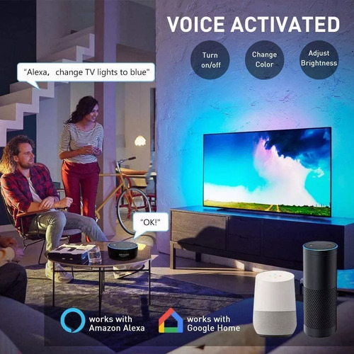 30m Tira De Luces Led App Bluetooth Rgb 5050 Para Cuarto
