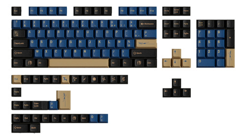 Keycaps Pbt Profile Samurai Set Key Caps Free