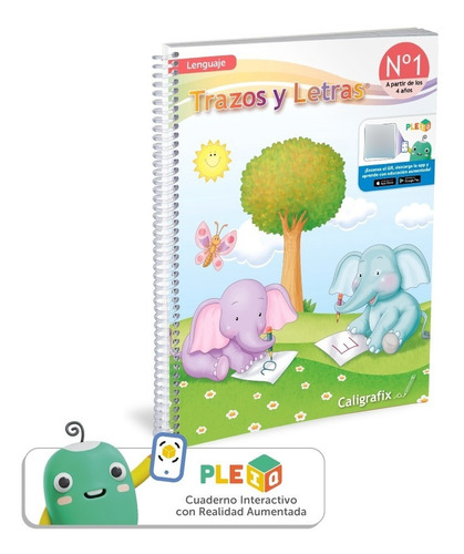 Imagen 2 de 5 de Pack Trazos Y Letras 1 / Logica Y Numeros 1 Pleiq Ed.2021