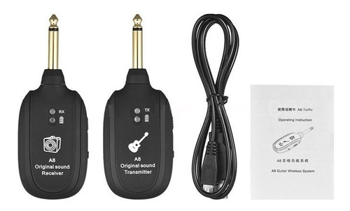 Imagen 2 de 4 de Sistema Inalámbrico Guitarra Kit Completo - Fyg Max