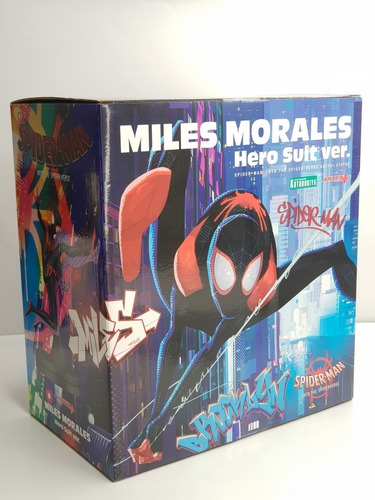 Imagen 2 de 5 de Kotobukiya Spiderman Into The Spider-verse Miles Morales