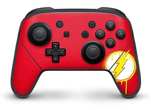 Dc Comics Flash Nintendo Interruptor Pro Controlador Piel Fl