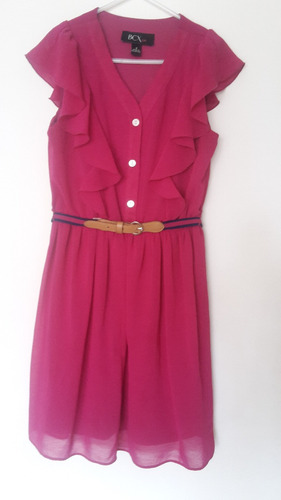 Vestido Fucsia De Niña Marca Bcx Girl Talla 8