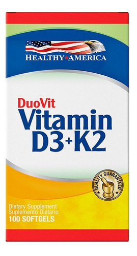 Duovit Vitamin D3+k2 100 Softge - Unidad a $650