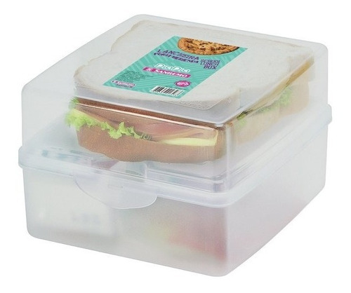 Vianda Sandwichera Doble Plastico San Remo