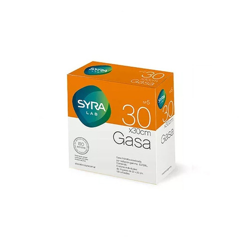 Gasa Esteril Syra N5 30x30 (3 Cajas)