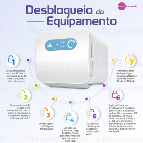 Autoclave Cristofoli 12 Litros Esterilização + Teste Químico