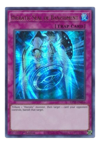 Yugioh! Hieratic Seal Of Banishment