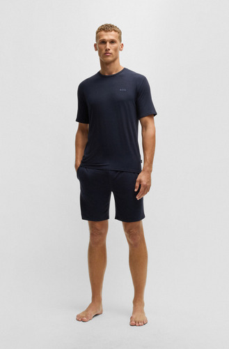 Conjunto De Pijama Boss Para Hombre Material Elástico Suave