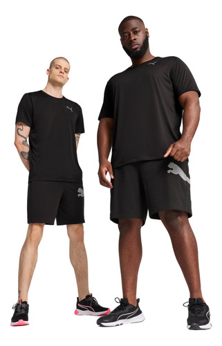 Short Puma Train All Day Big Logo 7 Hombre Cómodo Elástico