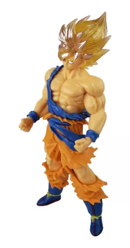 Boneco Dragon Ball Z Goku Ssj Articulado 18cm Freeza Vegeta Picolo coririm